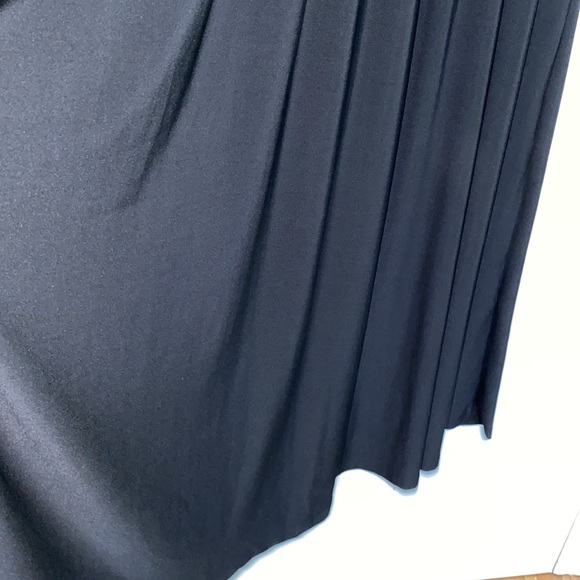 NWT HAANI Maxi Dress Bling Neckline Stretch Black - Picture 4 of 7